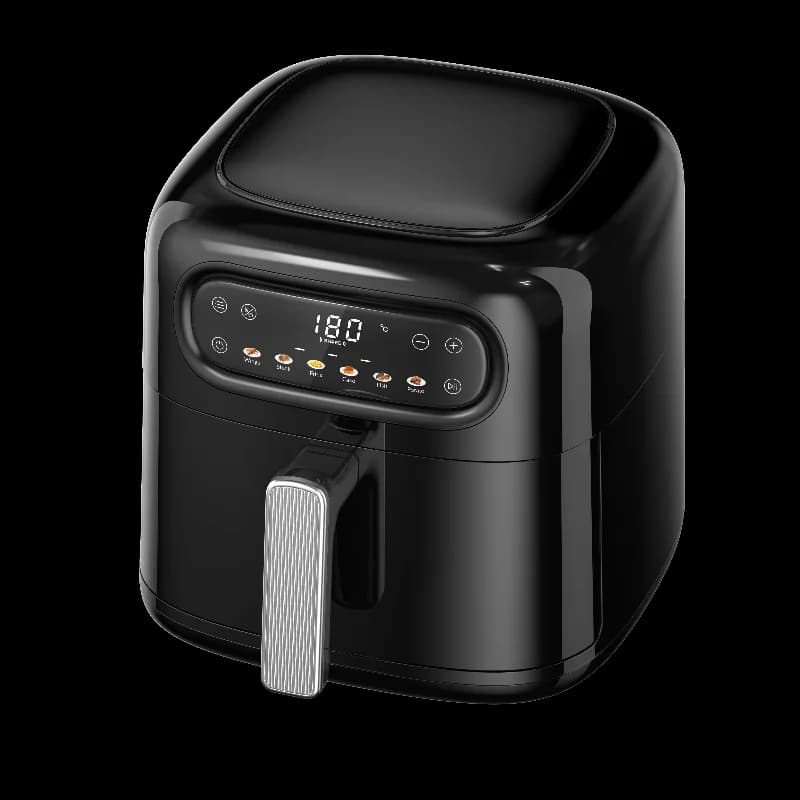 Mini friggitrice ad aria compatta da 1200 W: design salvaspazio per una cottura sana, facile da pulire e un funzionamento conveniente