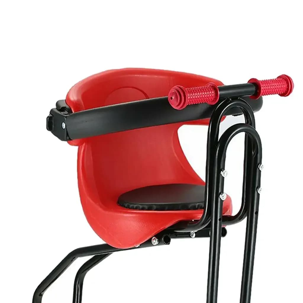 Seggiolino per bambini Seggiolino per bambini Sedile per montaggio anteriore Comodo cuscino per schienale Pedali