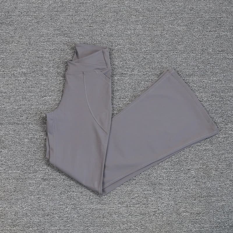 Pantaloni da Yoga allenamento per il controllo della pancia Running Long Bootleg Leggings da Yoga a vita alta pantaloni da Yoga Flare