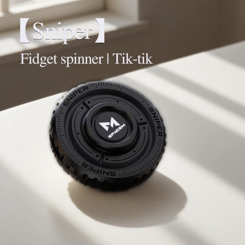 Set di spinner Fidget in metallo 3 in 1 per adulti Giocattoli per alleviare l'ansia con carta push Spinner a mano Riduttore di stress Regalo per ufficio per bambini