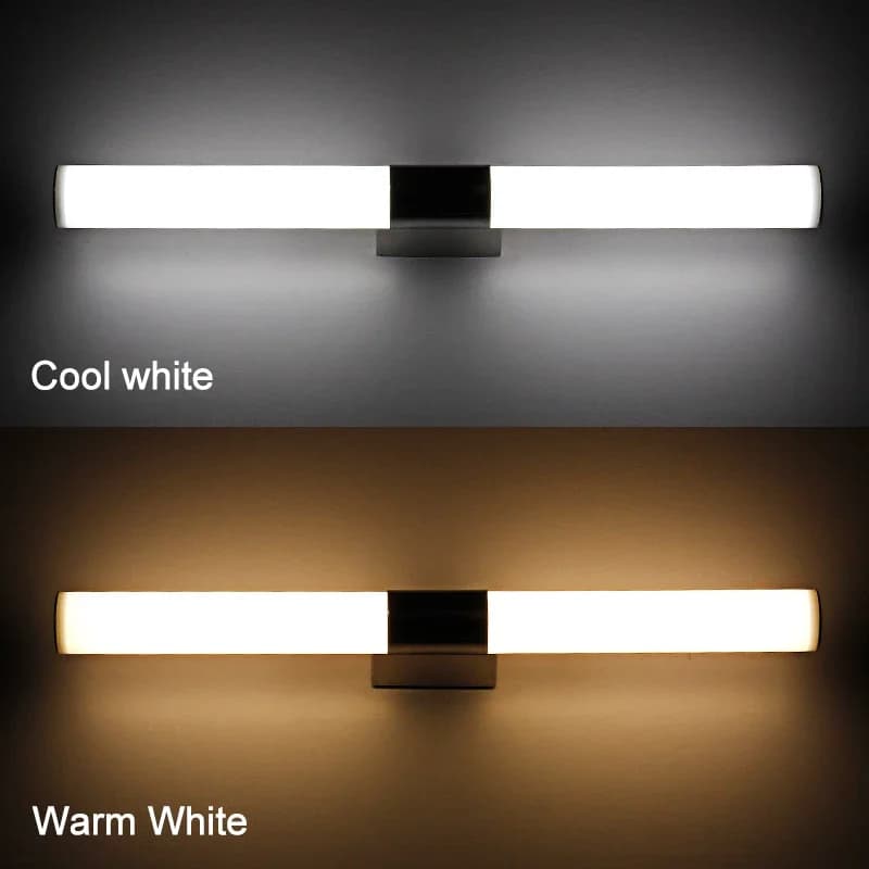 12W 16W 22W lampada da parete a specchio lampada a Led in alluminio tubo a LED impermeabile lampada da parete moderna in acrilico illuminazione da bagno decorazione da parete 85-265V
