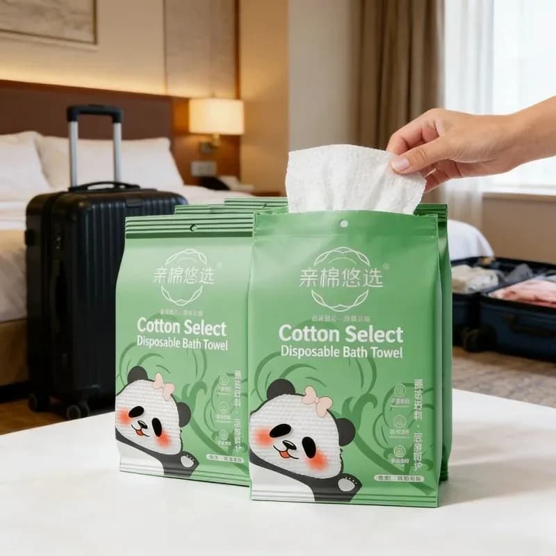 Asciugamani Monouso in Tessuto Non Tessuto Extra Spessi e Assorbenti per Viaggi, Palestra, Hotel e Cura Personale