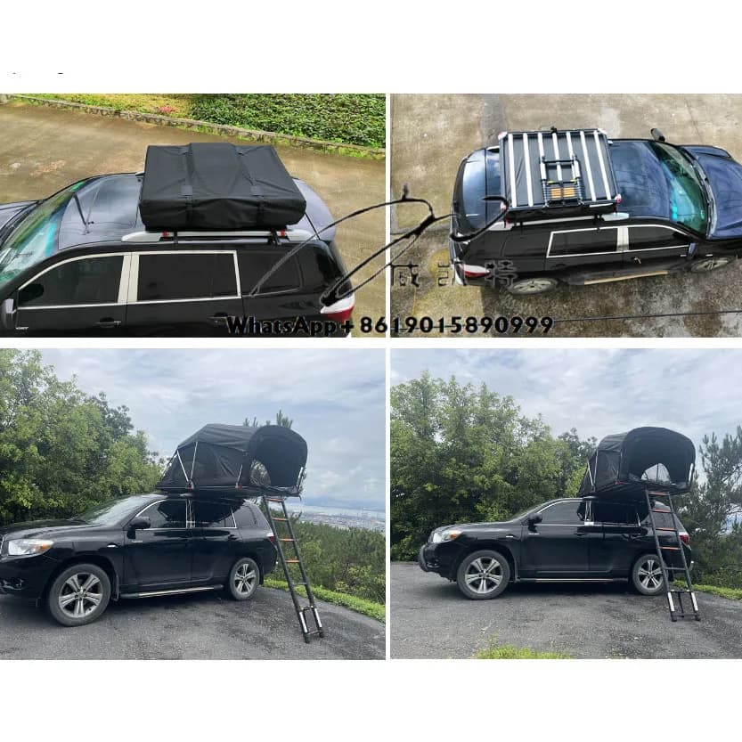 Tenda da tetto per auto fuoristrada 4x4 Tenda da campeggio pieghevole per camion