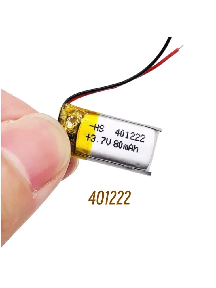 3.7V 401222 Rechargeable Lithium Polymer Lipo Battery For Bluetooth Headset 3D Glasses Selfie Stick Tire Pressure Monitor Replac