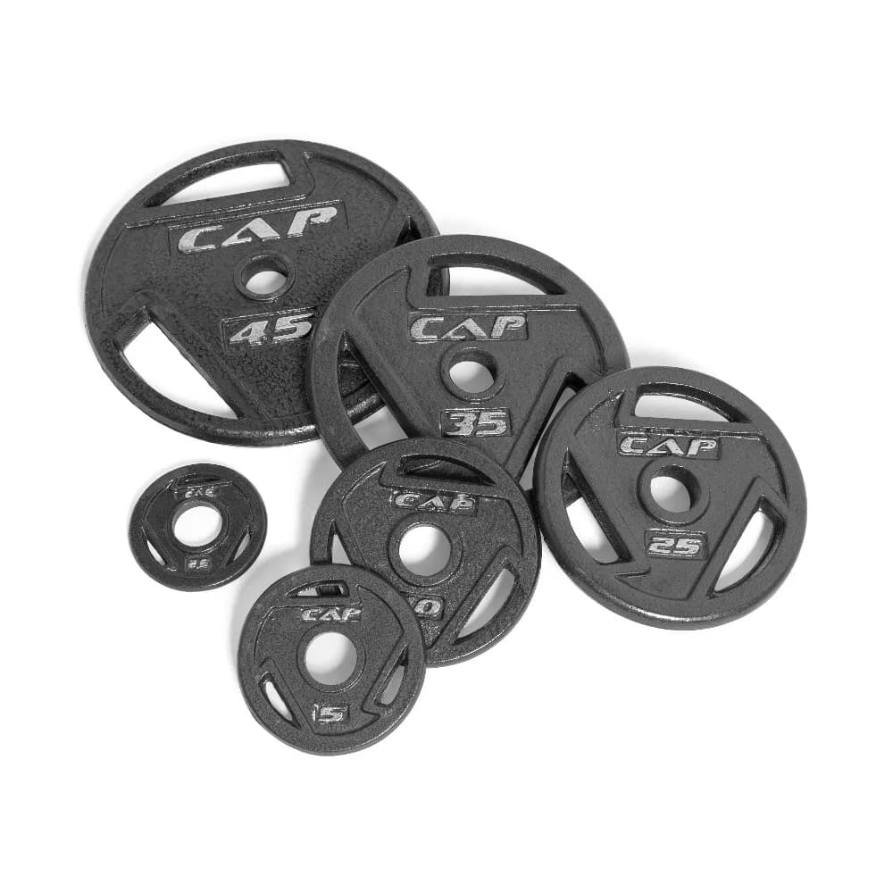 Olympic Grip Plate 2.5 lb Weight for Barbell Strength Training Fitness Gym