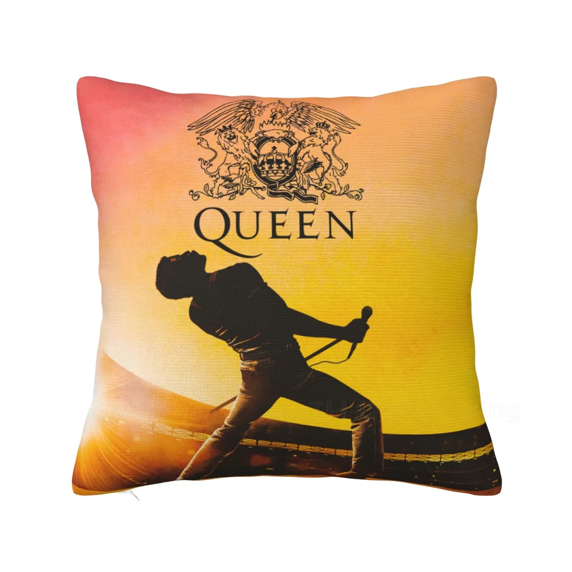 Freddie Mercury Queen Rock Band Pillow Lining Decorative Federa for artistic polyester cushion 18x18 inch Home Sofa Decoration