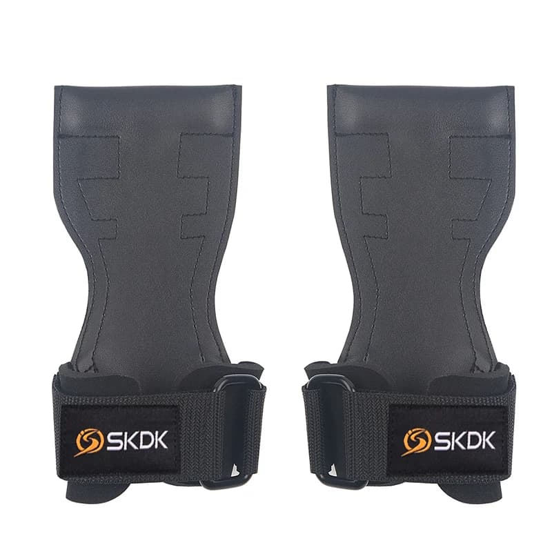 Cuscinetti per impugnatura per sollevamento pesi Crossfit Bodybuilding Protezione per il palmo Guanti da palestra per squat Attrezzatura da palestra Fitness Allenamento sportivo PVC