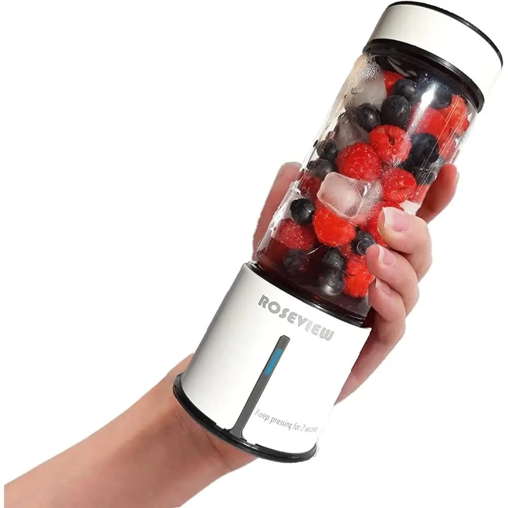USB Rechargeable Personal Blender - Portable Glass Smoothie Maker for Travel