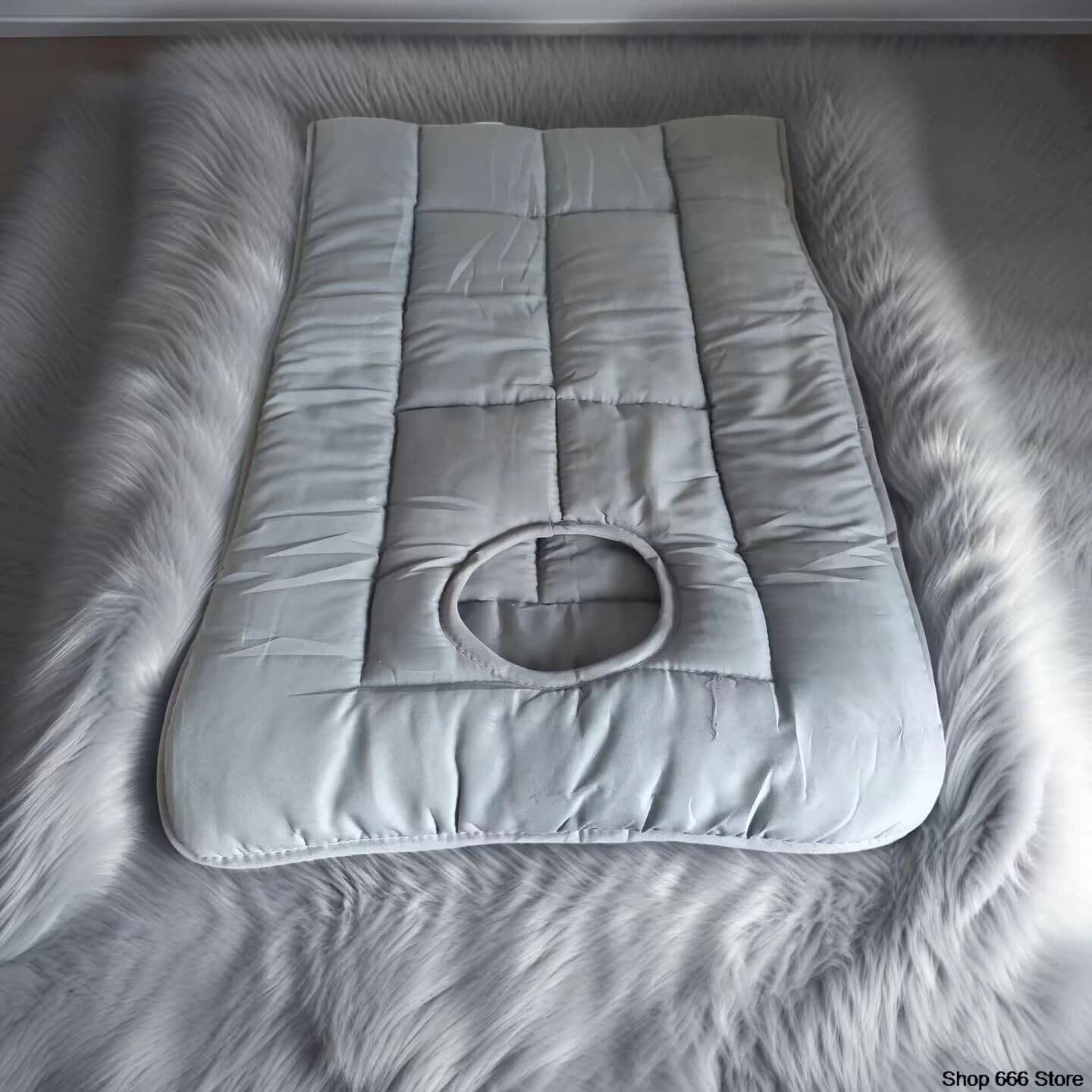 Lettino da massaggio per salone di bellezza Tavolo trapuntato spesso Lenzuolo da tavolo con copertura completa con foro Lettino da massaggio spa Copriletto Copriletto