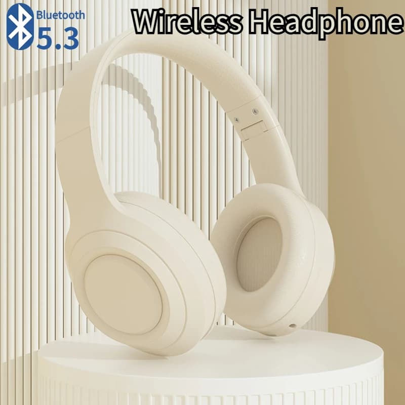 HIFI over Ear Bluetooth Wireless Headphones Sports Games Headphones with HD microphone support Noise reduction TF/AUX