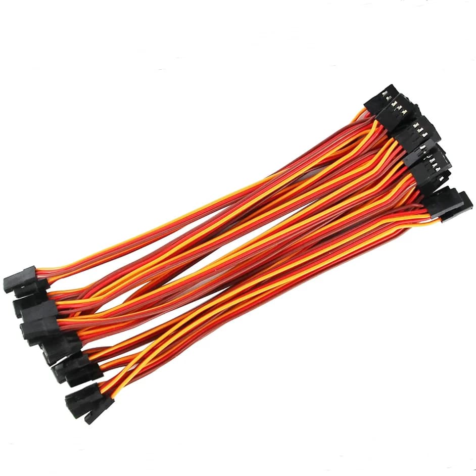 5 pcs 22awg 60 Core JR Male compatible A Male Servo Extension cable 100/150/200/300/500mm for RC Auto Air Model