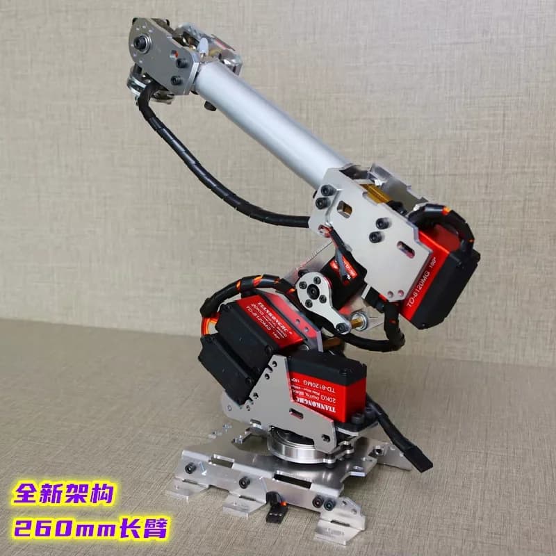 7 Dof Manipulator Robot Arm with Large Suction Air Pump for Arduino Robot Multi-Dof Mindustrial Robotic Model 6-Axis Robot Arm