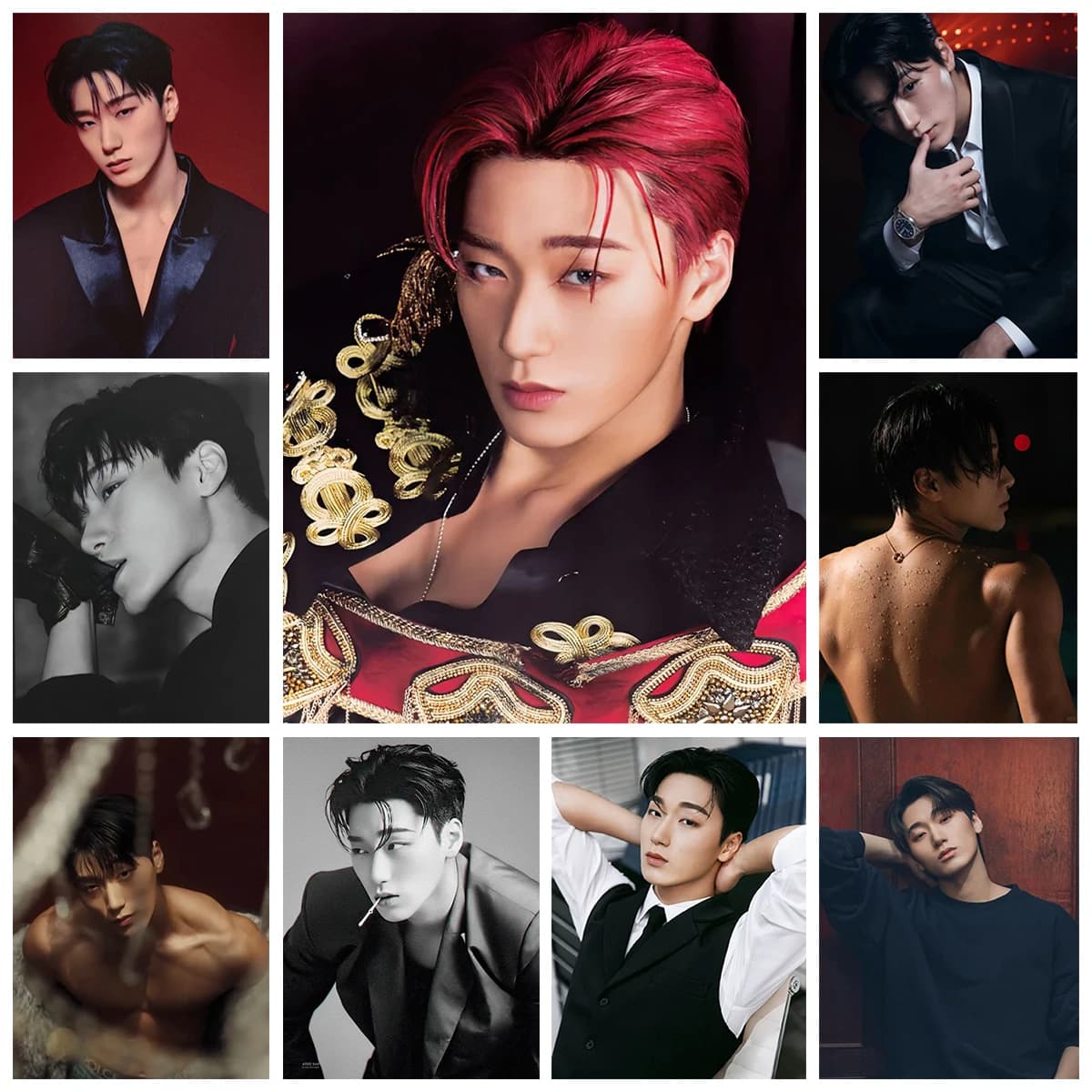 Kpop Singer 5D Diamond Painting Kit S-SAN Mosaic Style DIY Diamond Embroidery Modern Home Decor Room Wall Decor Fun Hand