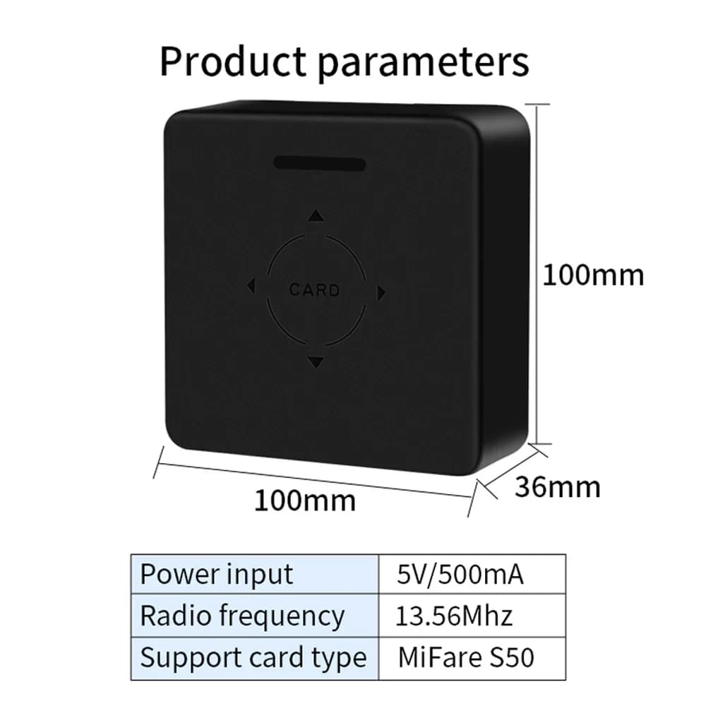 Scanner per chip di schede IC M1 con sensore Smart Card NFC 13,56 M