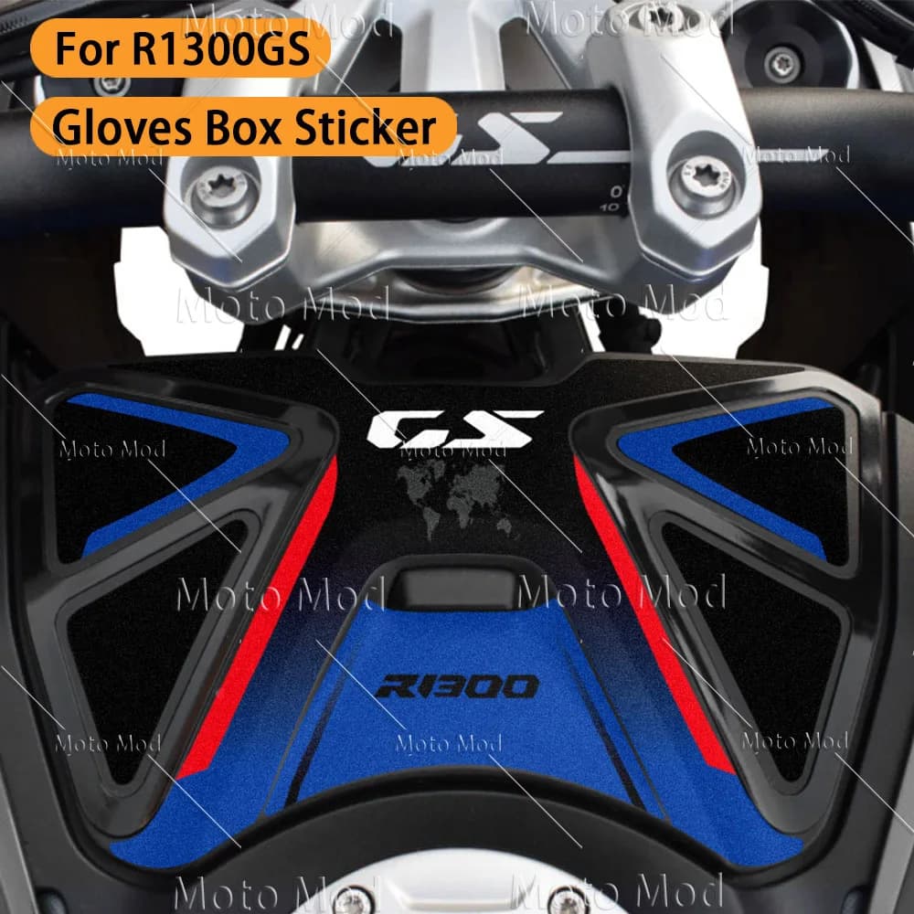 Adesivi per guanti moto Decalcomanie di protezione triplo nero per R1300GS R1300 GS