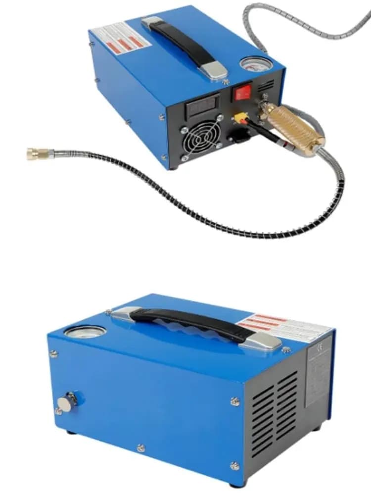 Compressore d'Aria PCP 4500Psi 300Bar ad Alta Pressione 12V, Pompa Portatile per Gonfiaggio Pneumatici Auto