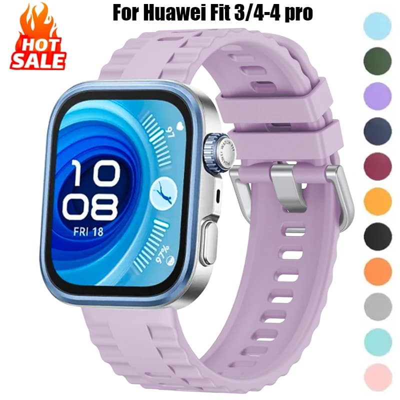 Cinturino in silicone per Huawei Watch Fit 4 Pro cinturino sportivo in TPU cinturino di ricambio per cinturino Huawei Fit 4/3 Correa