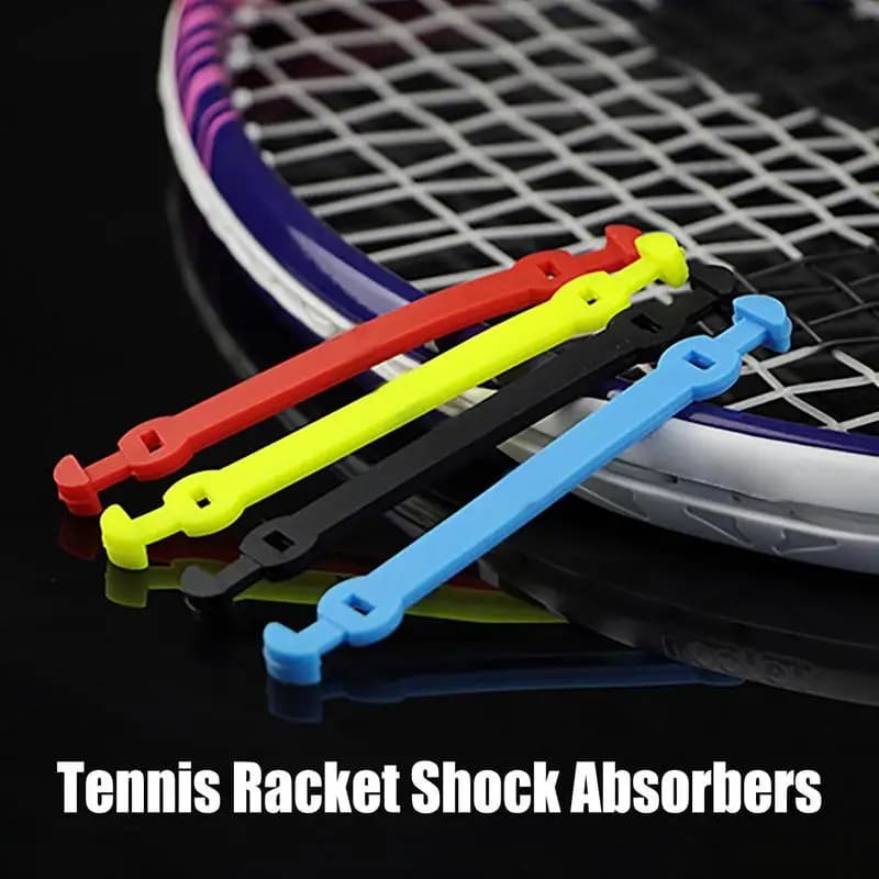 Vibration dampener for tennis rack Type with long buckle Silicone cord vibration dampener Shock Absorber Accessories