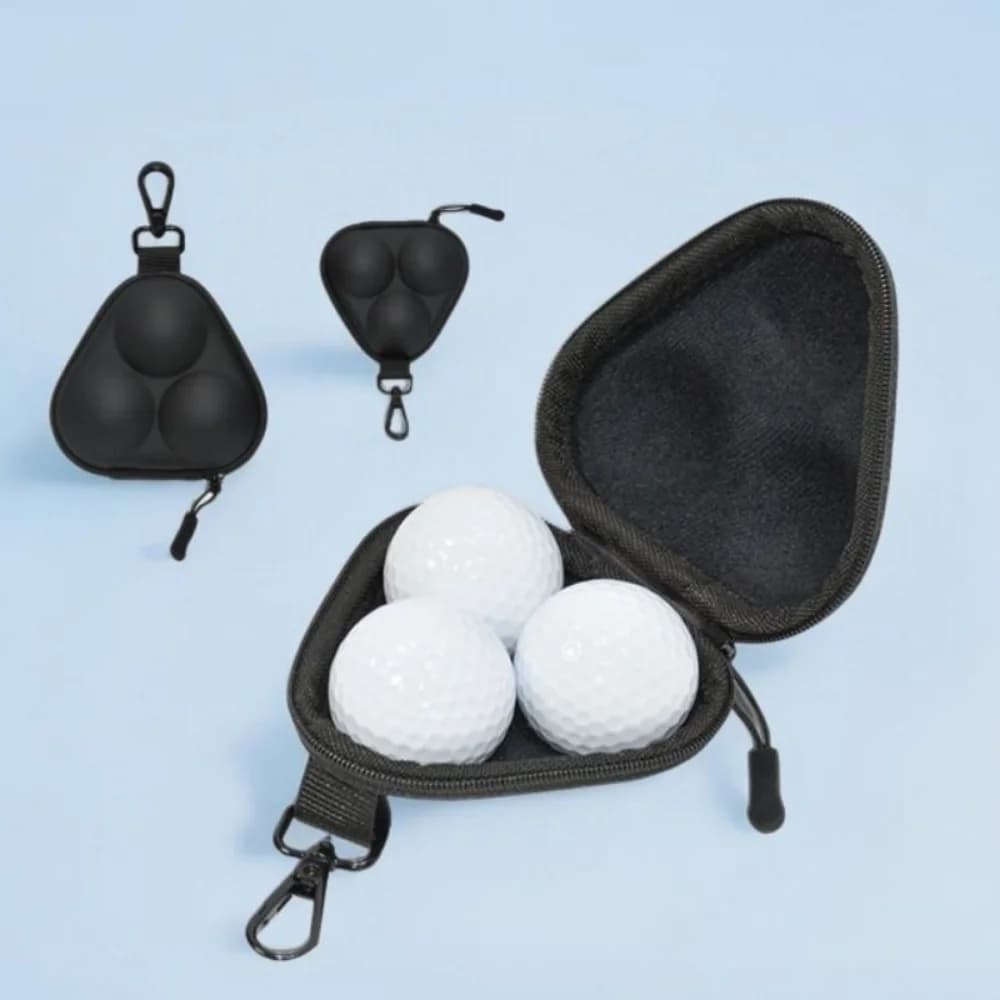 Pratica borsa porta palline da golf in EVA, impermeabile, staccabile, piccola custodia portatile da appendere per palline da golf, per esterni