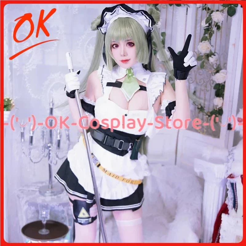 [Personalizzato] Costume Cosplay Saudaa NIKKE La Dea della Vittoria Vestito Cosplay Donne Vestito da Cameriera Sexy Uniforme da Festa di Halloween