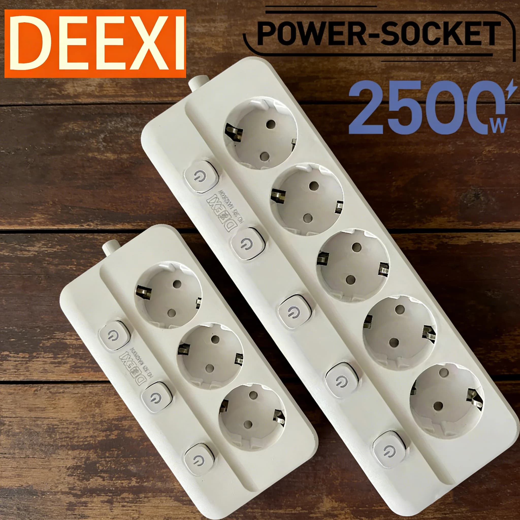 Multi-faceted with EU Plug, AC socket, Electric Extension Cable with USB Type C PD for Quick Charging, Adapter with Network Filter