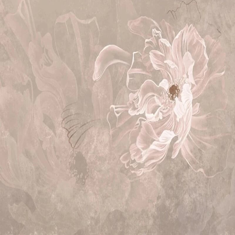 Light Brown Flower Original decorative image for background wall decoration home bedroom TV