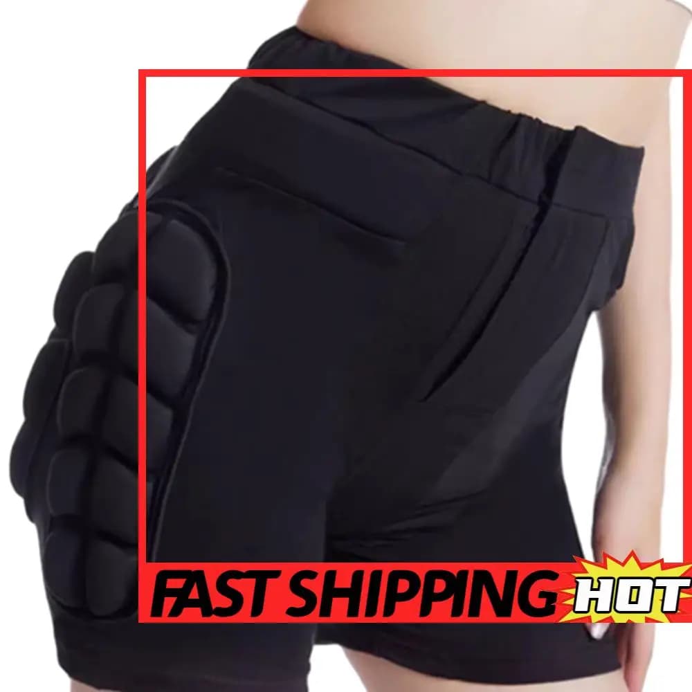Protezione per l'anca protettiva per pattinaggio 3D Pantaloncini da impatto per snowboard invernale traspirante Protezione per pantaloni corti in EVA per glutei e coccige
