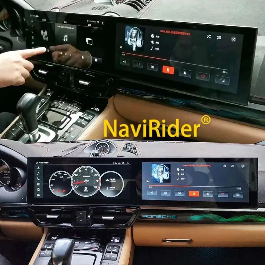 Y Dual Screen For Porsche Cayenne 958 92A 2010-2017 Car Android Auto Carplay Radio Stereo Multimedia Navigation GPS Video Player