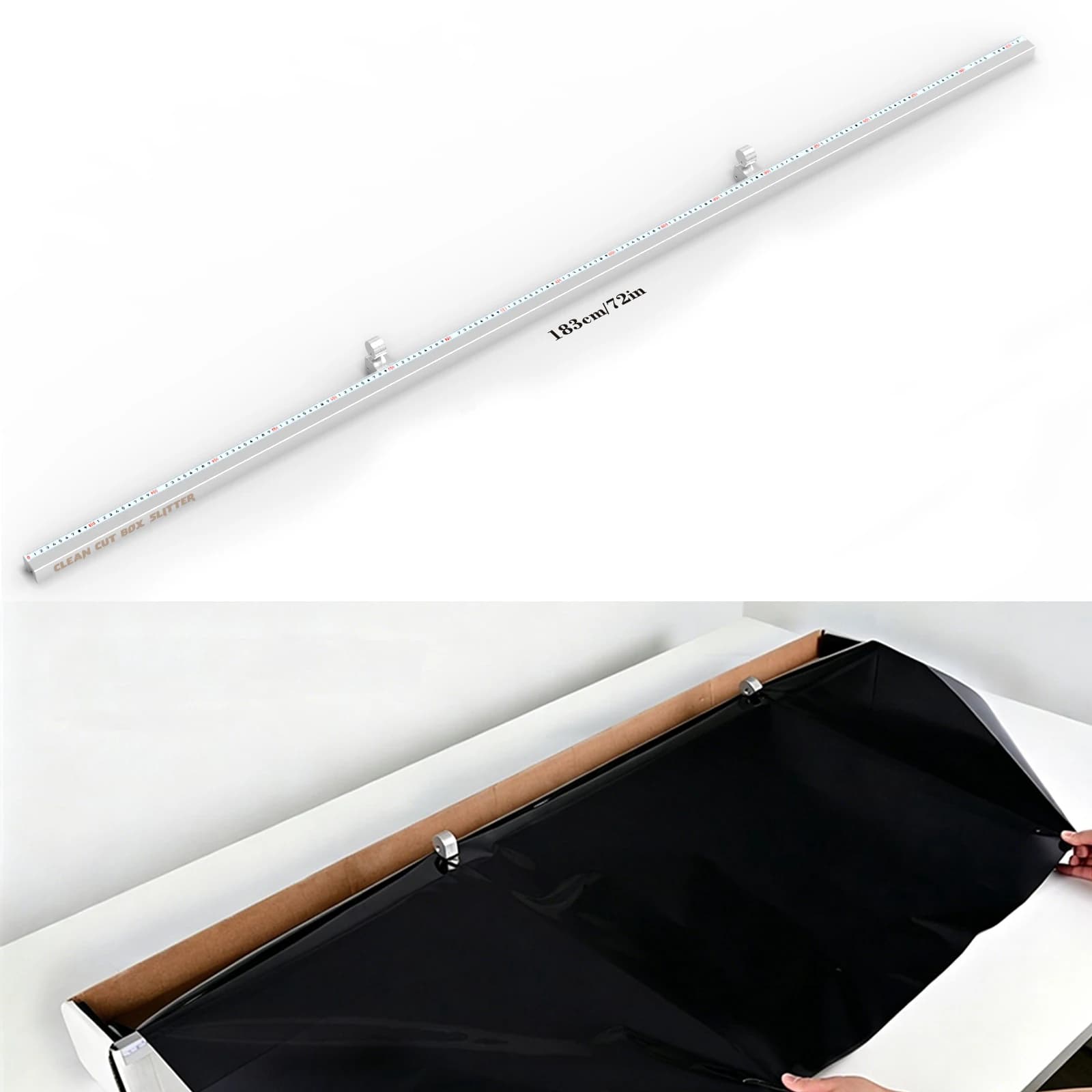 FOSHIO 60''/72'' High Precision Vinyl Film Roll Cutter Car Foil Paper Plotter Manual Slitting Knife Wrapping Styling Accessories