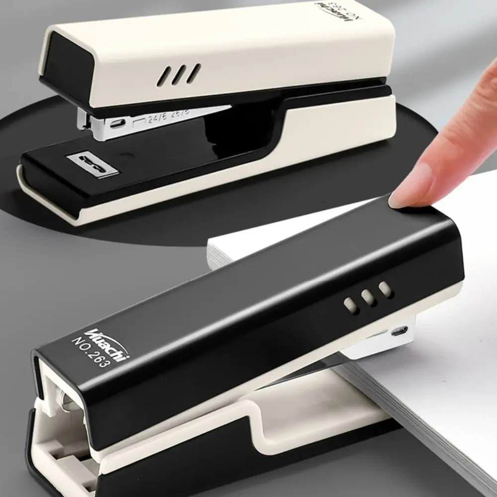 Cucitrice da 24/6 punti metallici per uso alla moda Cucitrice lunga di grandi dimensioni senza sforzo Cucitrice per carichi pesanti per risparmiare manodopera Forniture per rilegatura
