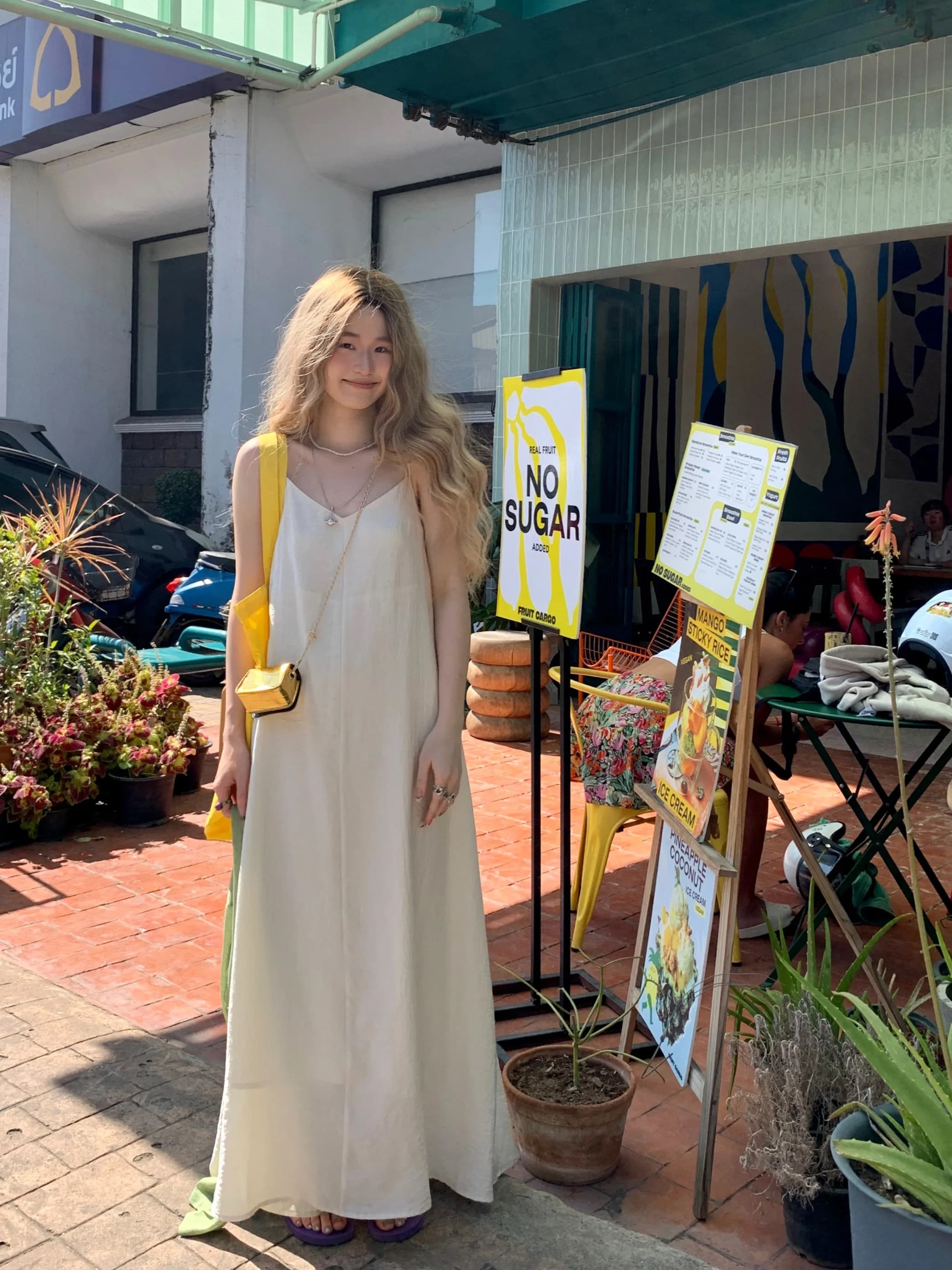 plus Size Women's Summer New Style A-Line Long Dress Strapless Conceal Meat Soft Wind Milky Peach Color Korean Version Loose Fit