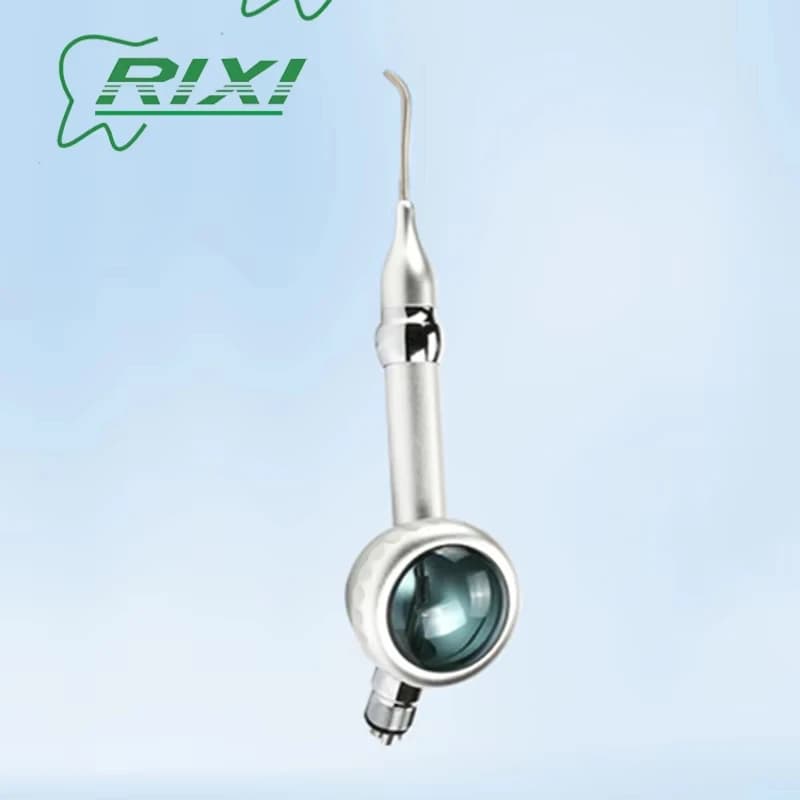 Pistola per Sabbiatura Dentale RIXI, Strumento per Pulizia e Lucidatura dei Denti, Spray ad Aria e Acqua per Odontoiatria e Sbiancamento