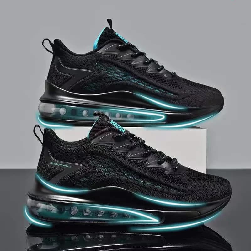 Scarpe sportive da uomo in rete traspirante, scarpe casual con maggiore assorbimento degli urti, scarpe da corsa comode per l'uso all'aperto