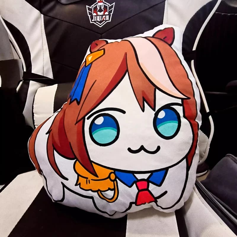 Umamusume Pretty Derby Doro Matikane Tannhauser Cosplay 40CM Cuscini di tiro Vita morbida Cuscino del divano Cuscini della camera da letto