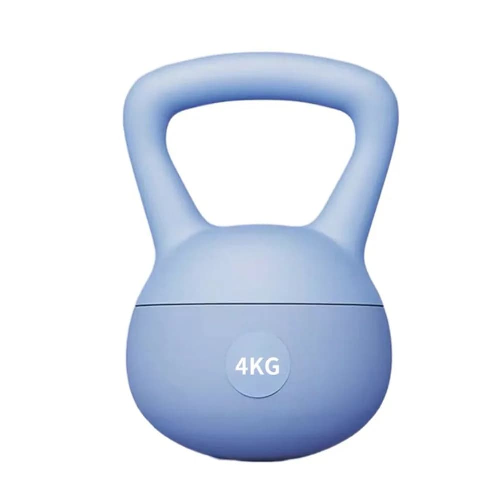 Kettlebell morbido per fitness, facile da usare, per esercizi di sicurezza, kettlebell portatili per allenamento della forza, manubri professionali per body building
