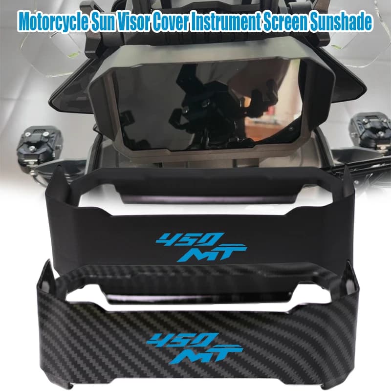 Nuovo Per CFMOTO 450MT 450 MT 2024 2025 Carbonio Visiera Parasole Copertura Strumento Schermo Parasole Protezione Cruscotto Del Motociclo