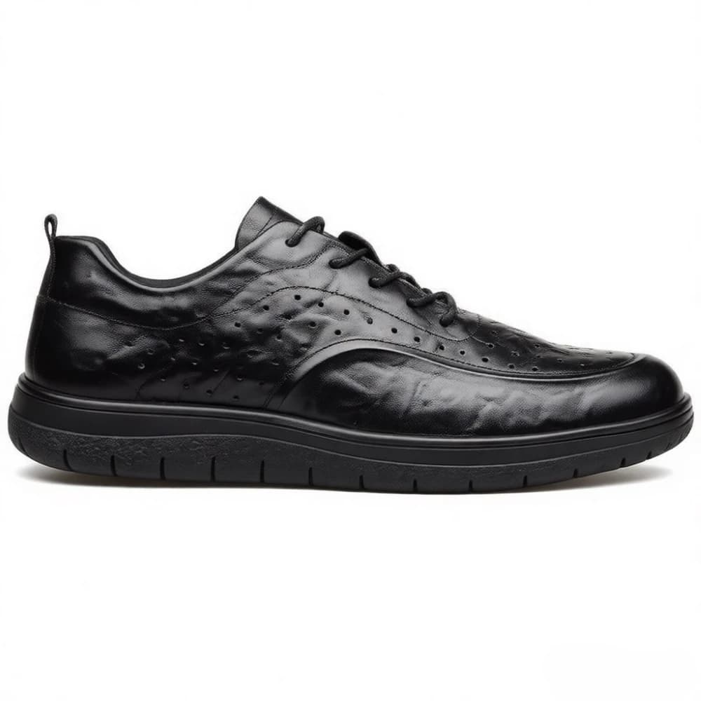 Scarpe casual in vera pelle Elegante abito in pelle di vacchetta con suola morbida Business scava fuori scarpe formali traspiranti per feste da ufficio 45