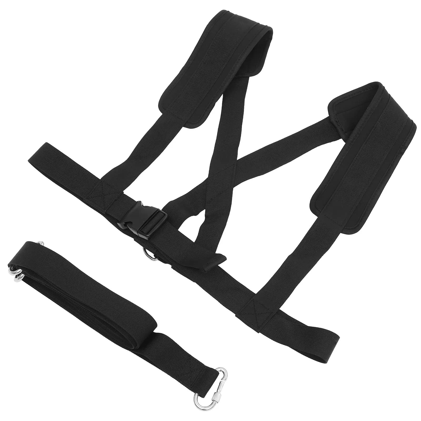 Cintura Professionale per Allenamento di Resistenza con Anello a D, Fascia Resistente per Corsa, Potenziamento, Forza, Basket, Calcio, Palestra