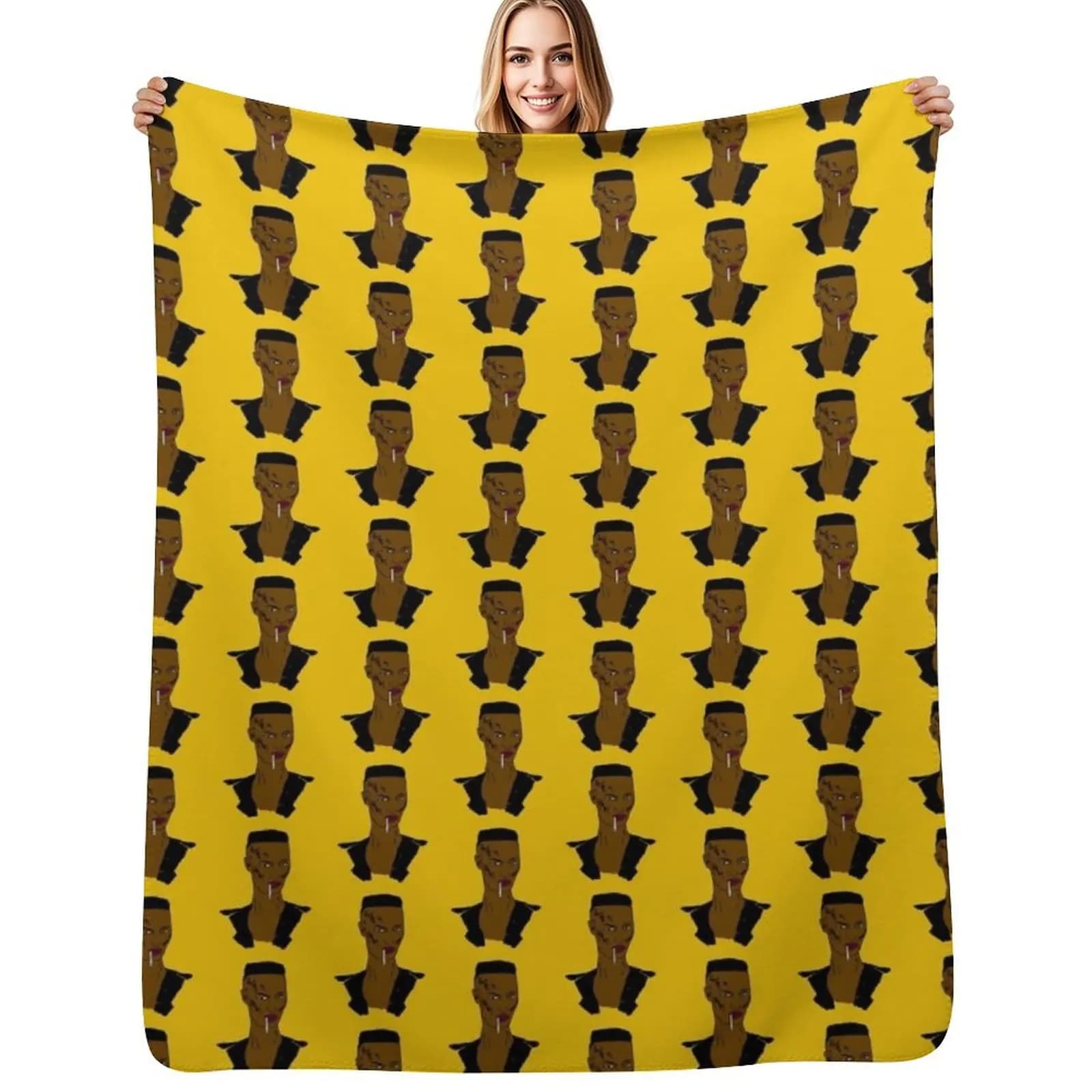 Nightclubbing. Grace Jones iconic album cover Throw Blanket Faux Fur Soft Warm Blanket for Bed