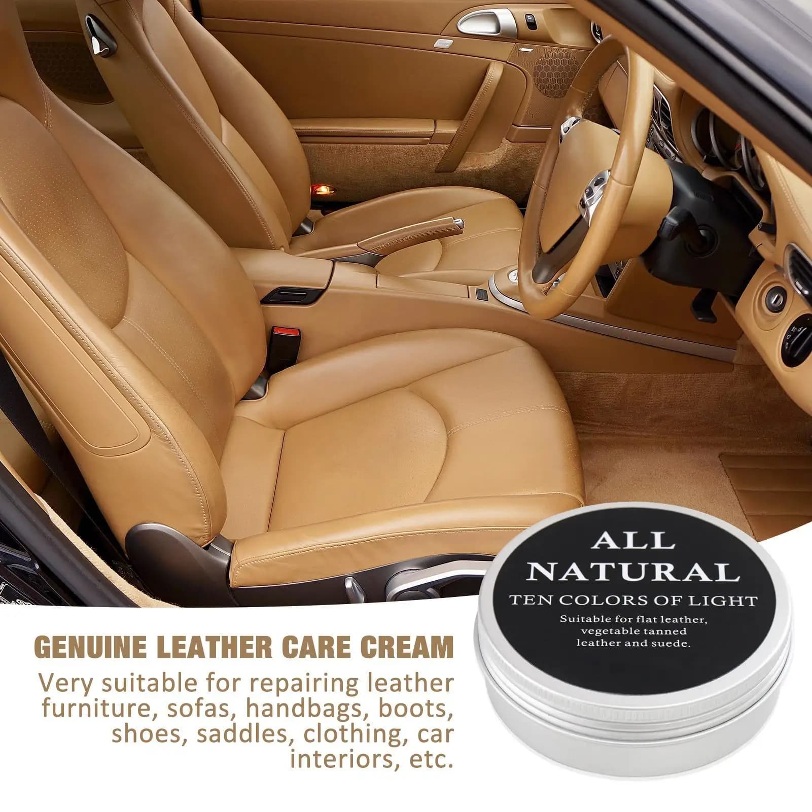 Mink Oil Leather Conditioner Waterproof Leather Boot Conditioner Saddle Oil Leather Care Cream For Furniture Auto Interiors