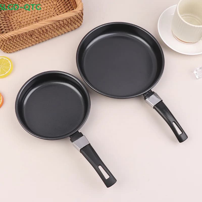 New Mini Stainless Steel Deck Reinforced, Fried Egg Pot, Gas Plate, for Home Use, Kitchen Tools