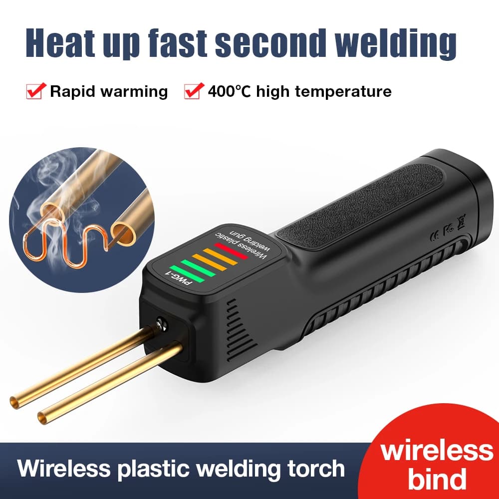 PWG-1 saldatrice di plastica senza fili portatile pistola di saldatura ricaricabile USB cucitrice a caldo kit di strumenti di riparazione saldatore per paraurti auto