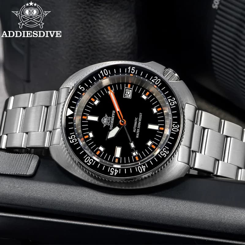ADDIESDIVE Business Automatic Diver Watch for Men Super Luminous Wristwatch Sapphire Mechanical 20ATM Waterproof Luxury Watches