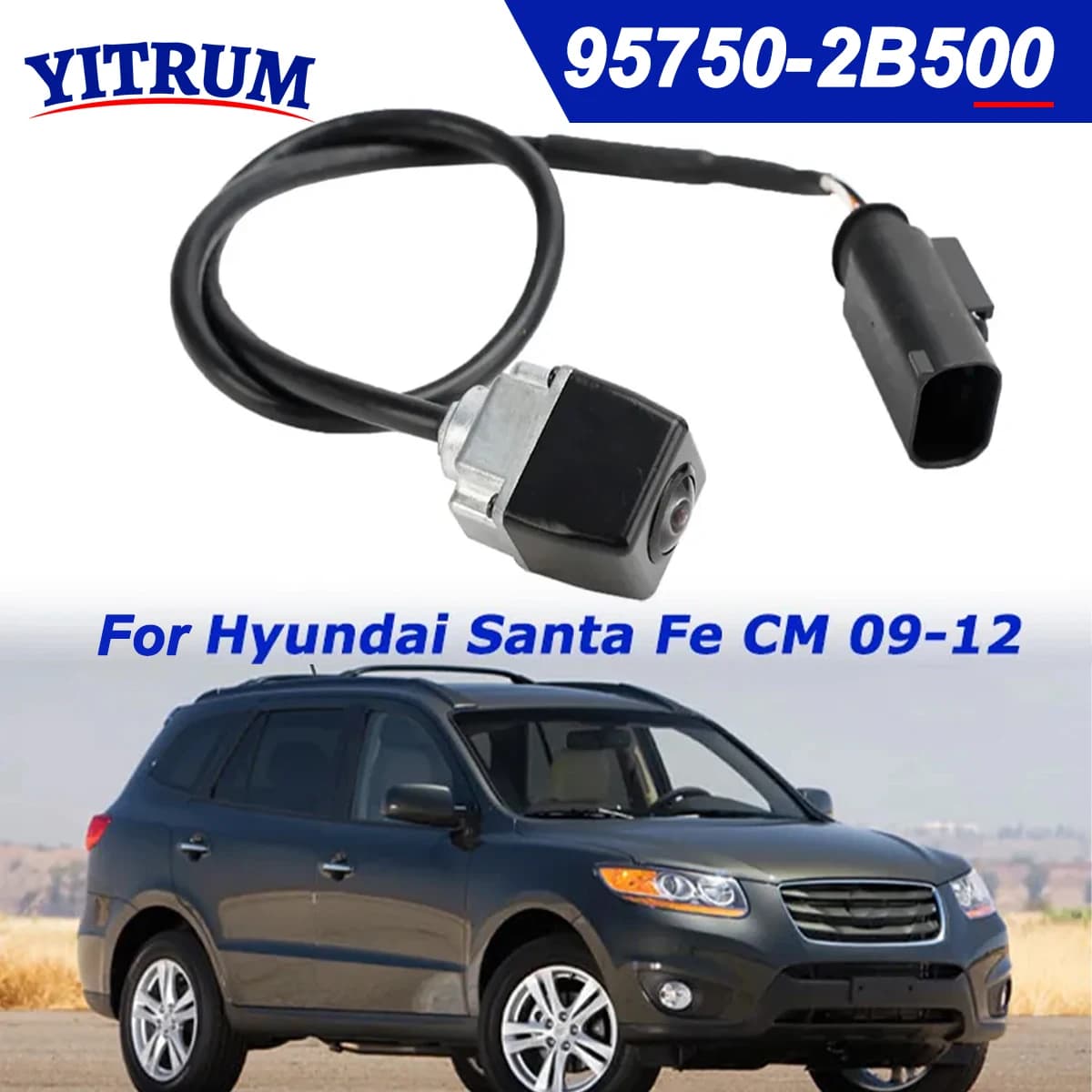 95750-2B500 Per Hyundai Santa Fe 2009 2010 2011 2012 Telecamera posteriore 95750-2B501 95750-2B502 Telecamera di retromarcia di backup Assist