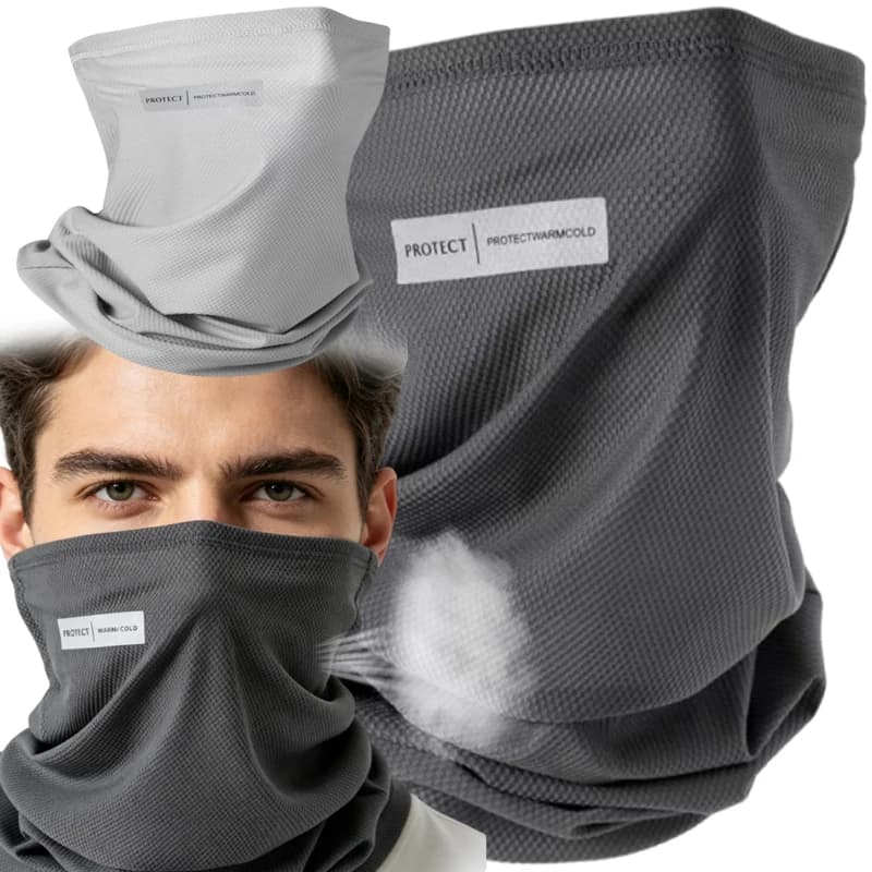 Sciarpa Magica Multifunzione per Pesca e Ciclismo, Protezione Solare Traspirante Unisex in Seta Ghiacciata