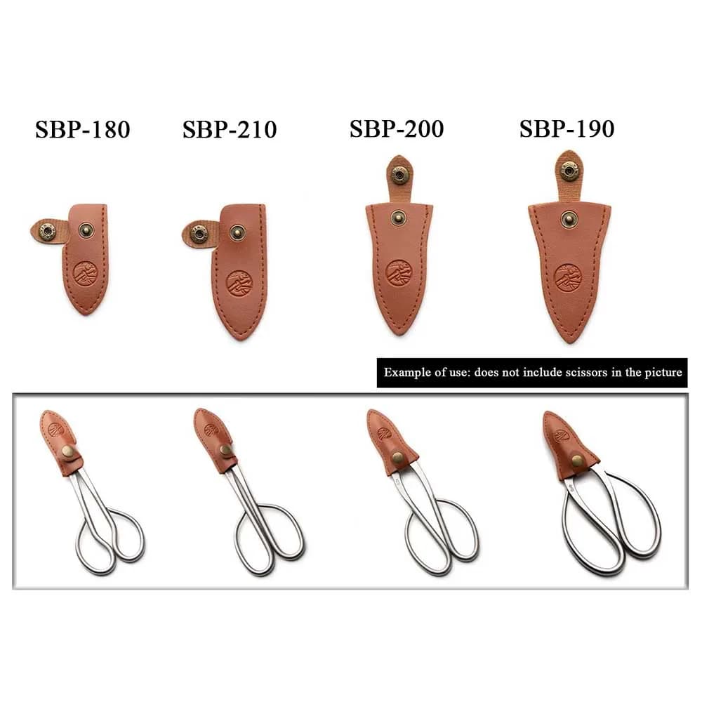 TianBonsai Bonsai Tools Protezione per lama a forbice realizzata in pelle artificiale