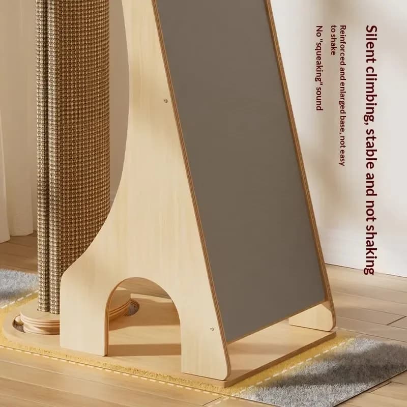 Large Integrated Cat Tree with Scratching Board and Post Waterproof Wear Resistant Jumping Platform for Cats