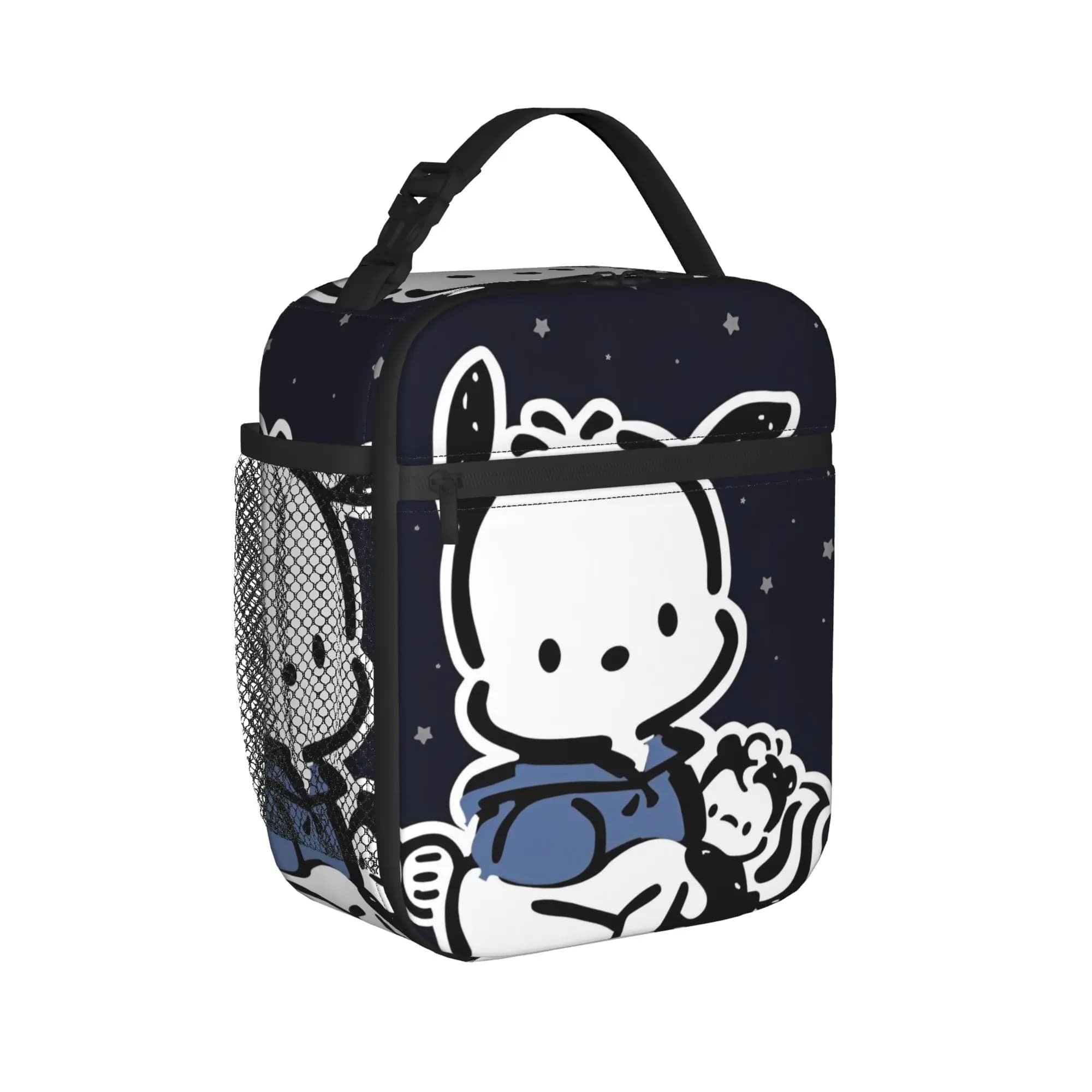 Borsa termica per il pranzo con motivo cane Pochacco Kawaii, contenitore portatile per il pranzo, borsa termica, borsa per il pranzo, borsa per il pranzo da lavoro, borsa per il pranzo da picnic