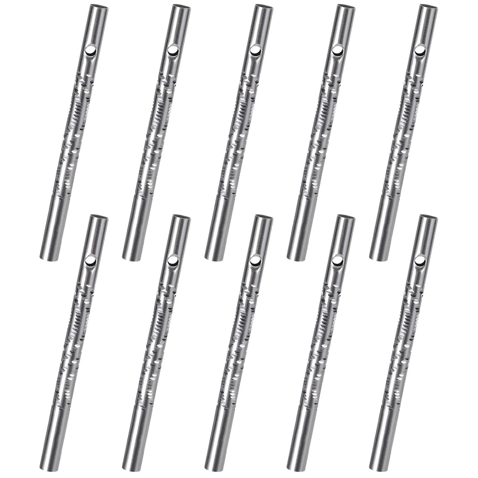 50Pcs Metal Wind Chime Tubes DIY Craft Supplies for Garden Porch Yard Park Decoration Wind Bell Accessories Chime Crafting Set