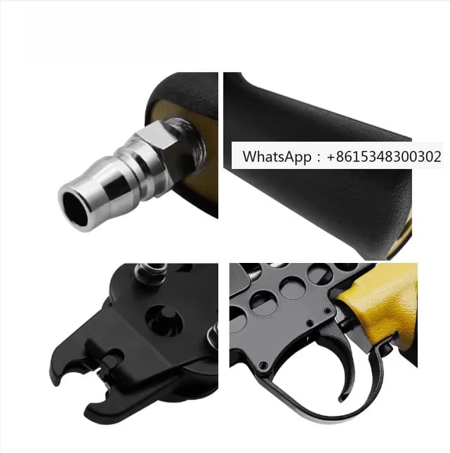 SC7C Graffettatrice Pneumatica Industriale per Materassi, Pinza per Recinzioni, Strumento di Fissaggio, Chiodatrice Pneumatica con Scanalatura C24, Chiodatrice Pneumatica per Clip a C